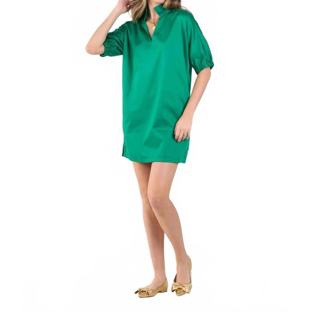 NEW EMILY MCCARTHY poppy dress in green